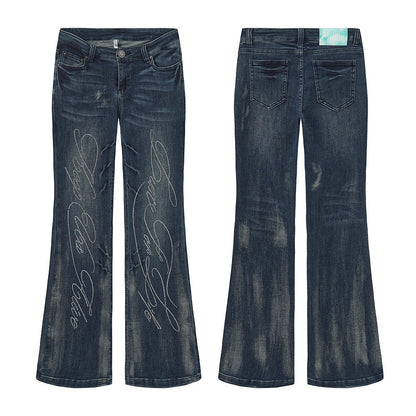 FayChui_Rhinestone_Waterwash_Built_In_Hip_Pad_Push_Up_Straight_Women&