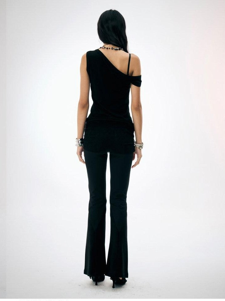 FayChui Sparkle Rhinestone Lace Embellished Women&
