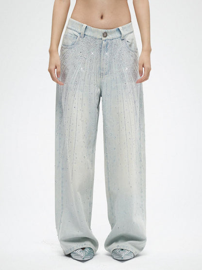 FayChui Starry Rhinestone Embellished Sparkle Women&