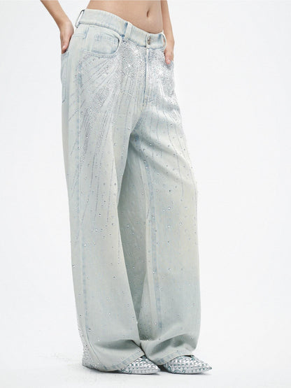 FayChui Starry Rhinestone Embellished Sparkle Women&
