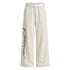 FayChui_Textured_Letter_Print_Straight_Leg_Acetate_Satin_Waist_Women&