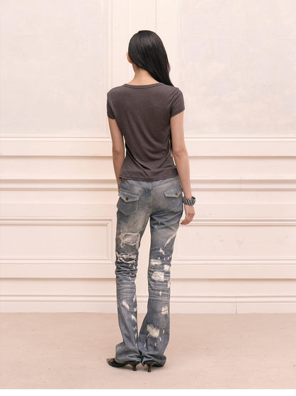 FayChui Vintage Film Portrait Print Women&