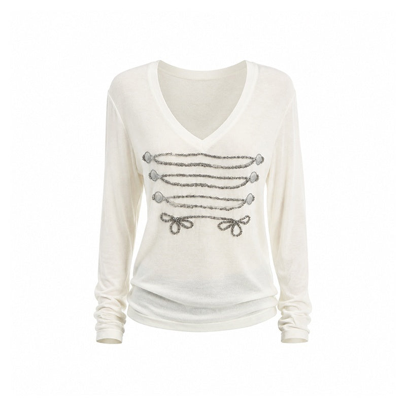 FayChui_Vintage_Print_Court_Style_Rope_Knot_Women&