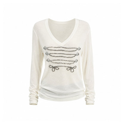 FayChui_Vintage_Print_Court_Style_Rope_Knot_Women&