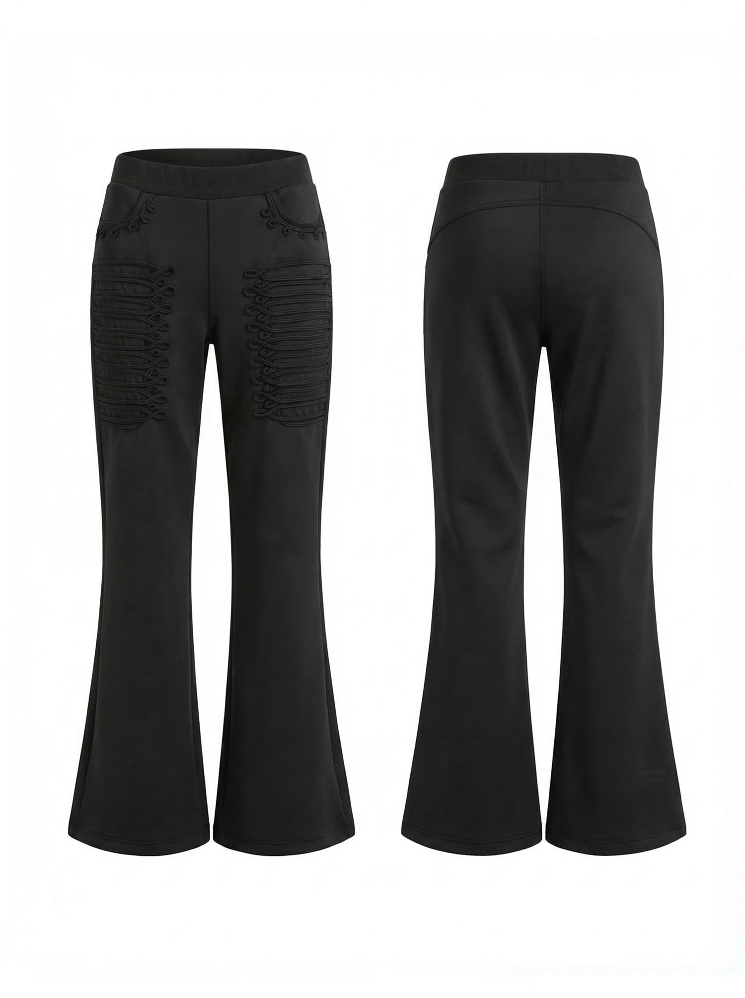 FayChui_Vintage_Regal_Embroidered_Tie_Waist_Micro_Flare_Women&