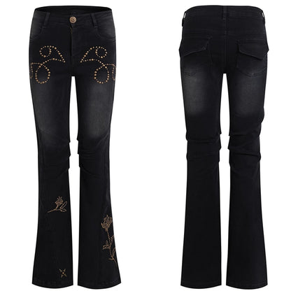 FayChui_Vintage_Rose_Embroidered_Flared_Low_Rise_Jeans_MISSTT