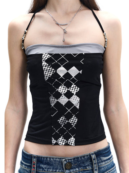 FayChui_Vintage_Silver_Beaded_Diamond_Halter_Women&