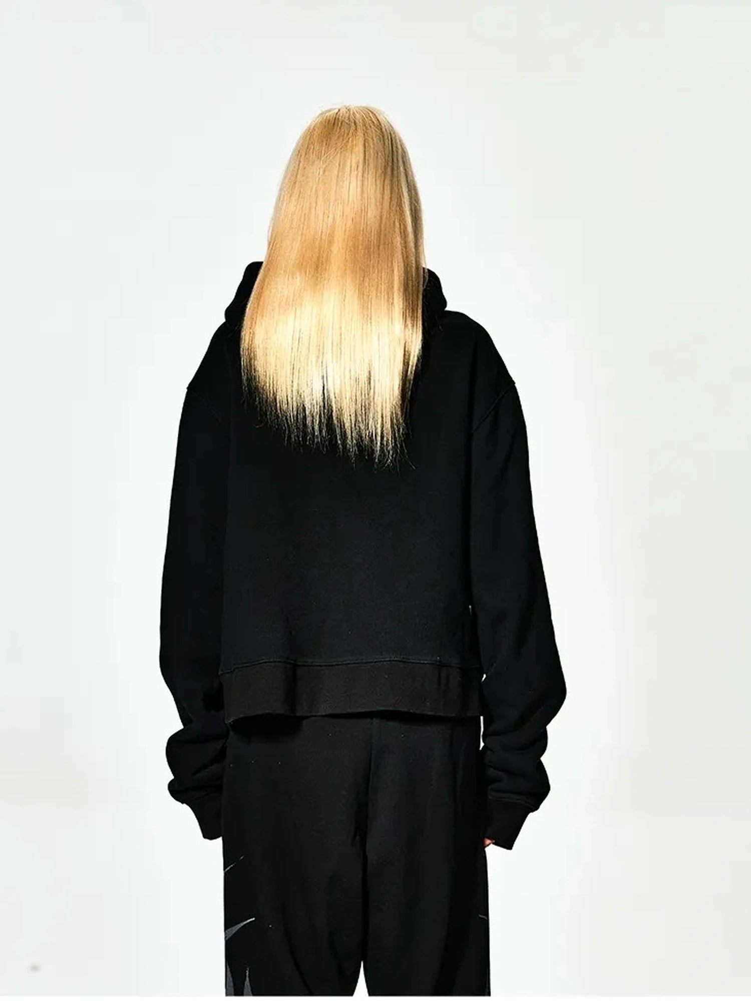 FayChui  Y2K Star Embroidered Zip Hoodie