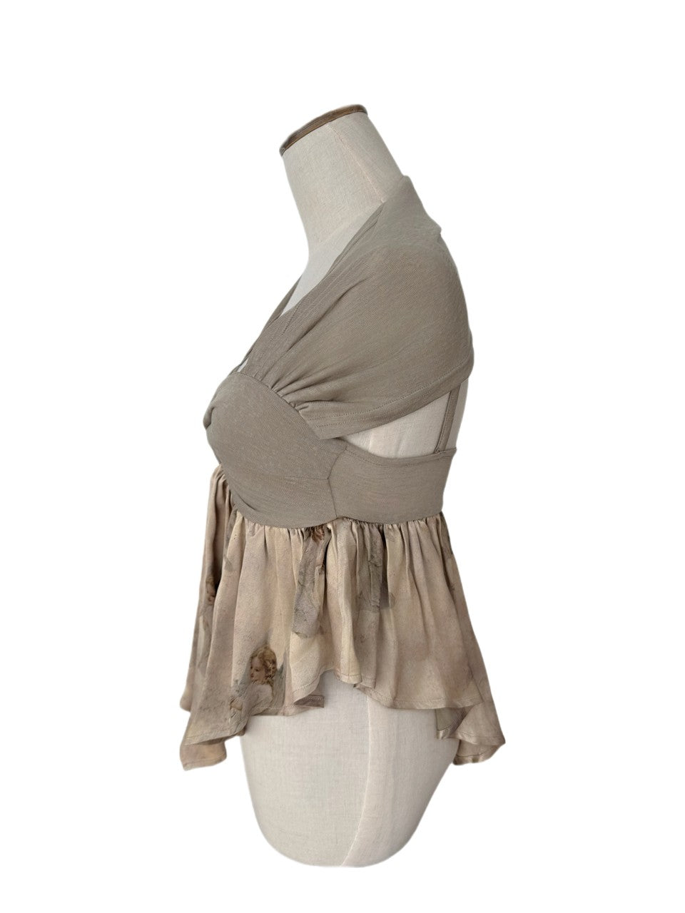FinderMond FM Angel Knotted Asymmetric Spaghetti Strap Women&