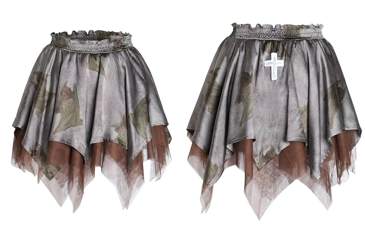 FinderMond_FM_Angel_Tulle_Mesh_Asymmetrical_Cut_Women&