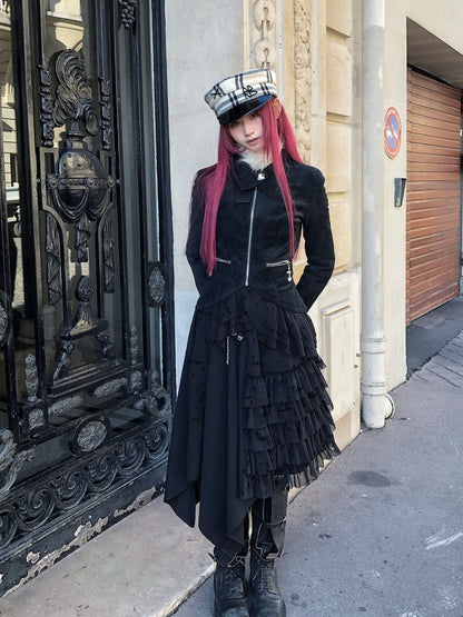 FinderMond_FM_Asymmetric_Tiered_Spliced_Mesh_Women&