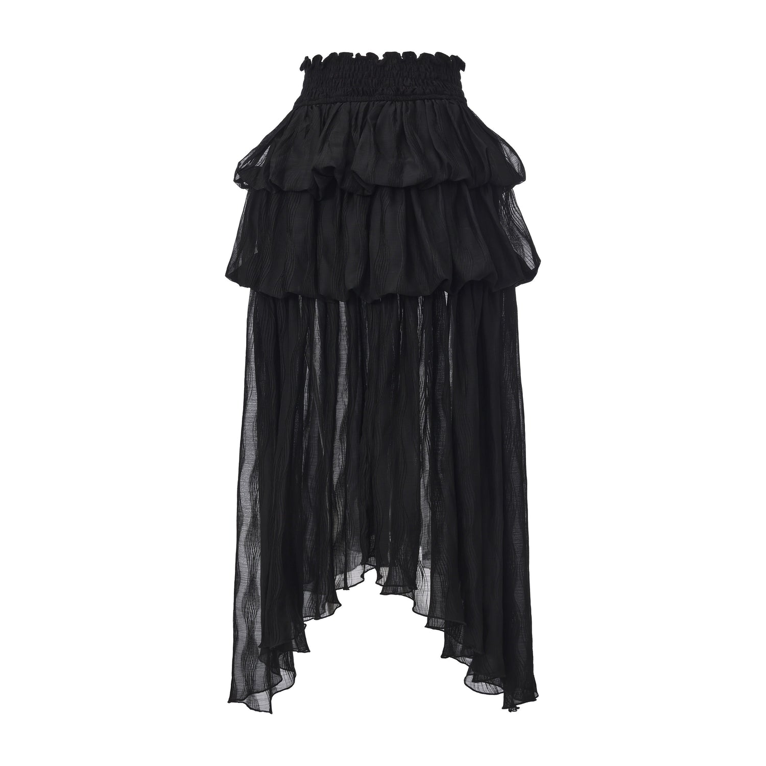 FinderMond_FM_Black_And_White_French_Romantic_Jellyfish_Bubble_Hem_Women&