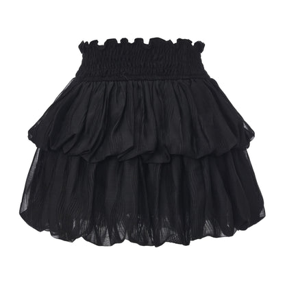 FinderMond_FM_Black_And_White_French_Romantic_Jellyfish_Bubble_Hem_Women&