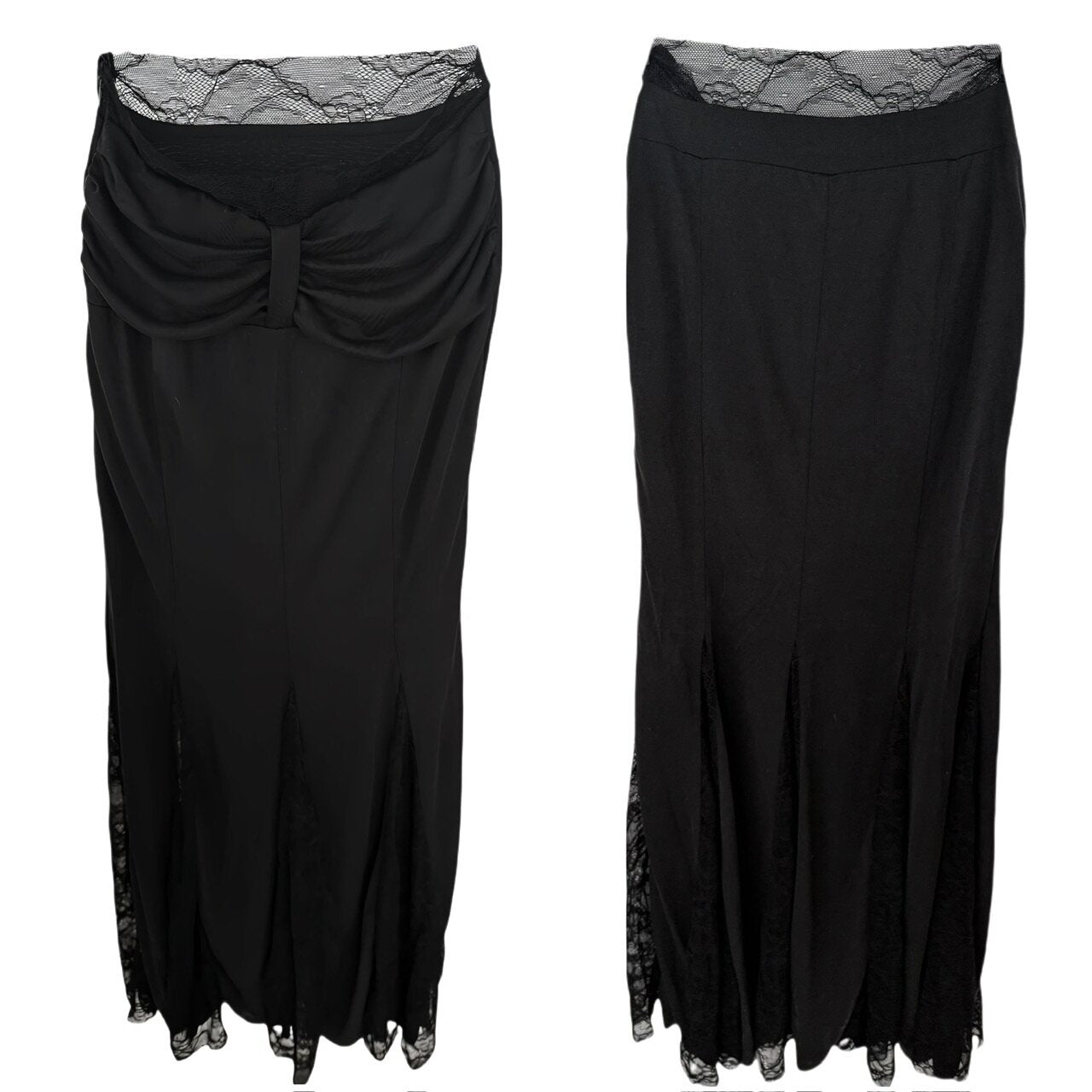 FinderMond_FM_Black_Lace_Splice_Fishtail_Elegant_Women&