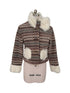 FinderMond_FM_Bow_Trim_Plush_Collar_Fleece_Spliced_Women&