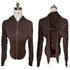 FinderMond_FM_Brown_Star_Print_Zip_Up_Waist_Cinch_Women&