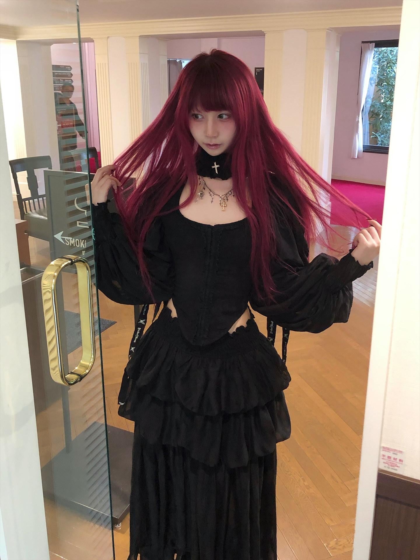 FinderMond FM Dark Pleated Bondage Strap Jellyfish Bubble Women&