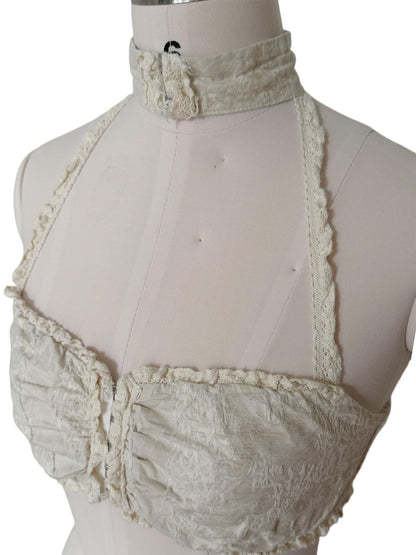 FinderMond FM French Heavy Lace Splice Choker Women&