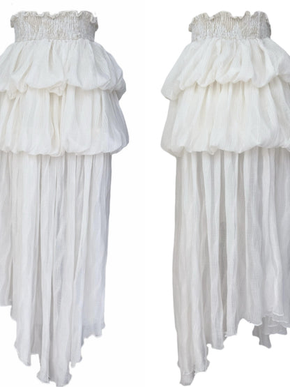 FinderMond FM French Romantic Pleated Strappy Tie Women&