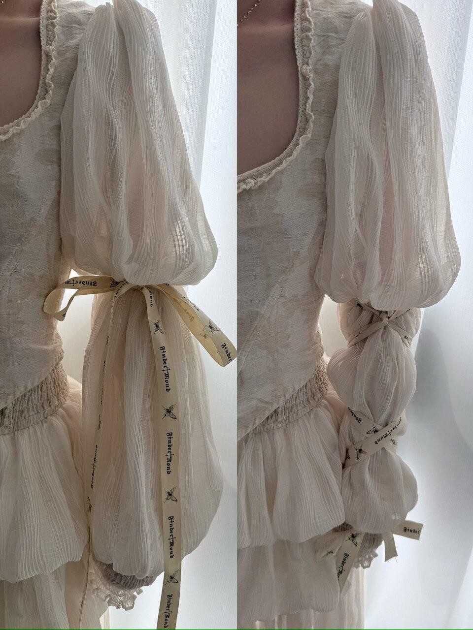 FinderMond FM French Romantic Pleated Strappy Tie Women&