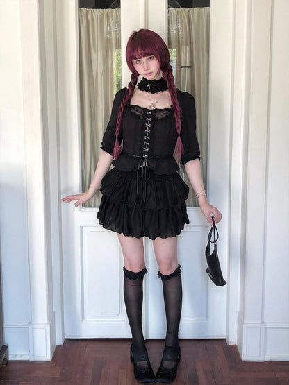 FinderMond FM Generated Color And Black French Romantic Classical Elegant Women&