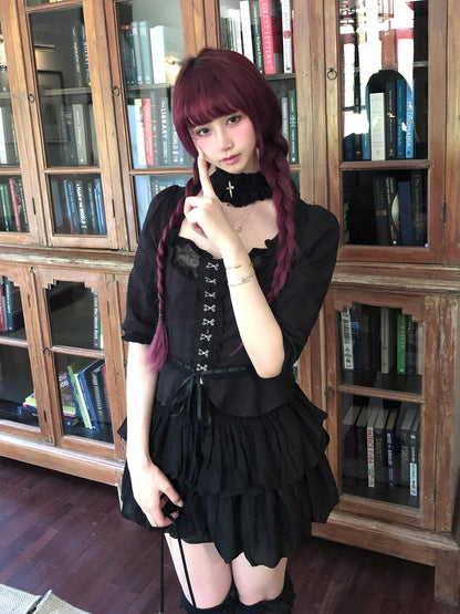 FinderMond FM Generated Color And Black French Romantic Classical Elegant Women&