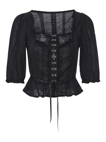 FinderMond FM Generated Color And Black French Romantic Classical Elegant Women&