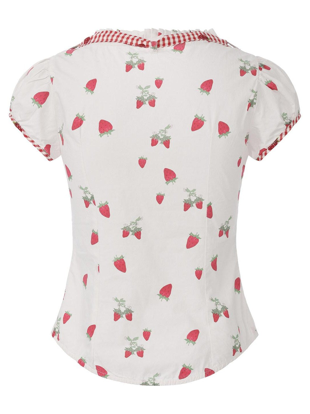 FinderMond FM Girly Strawberry Print Colorblock Women&