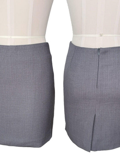 FinderMond FM Gray Low Neck Waist Cinched Hip Hugging Girlish Women&