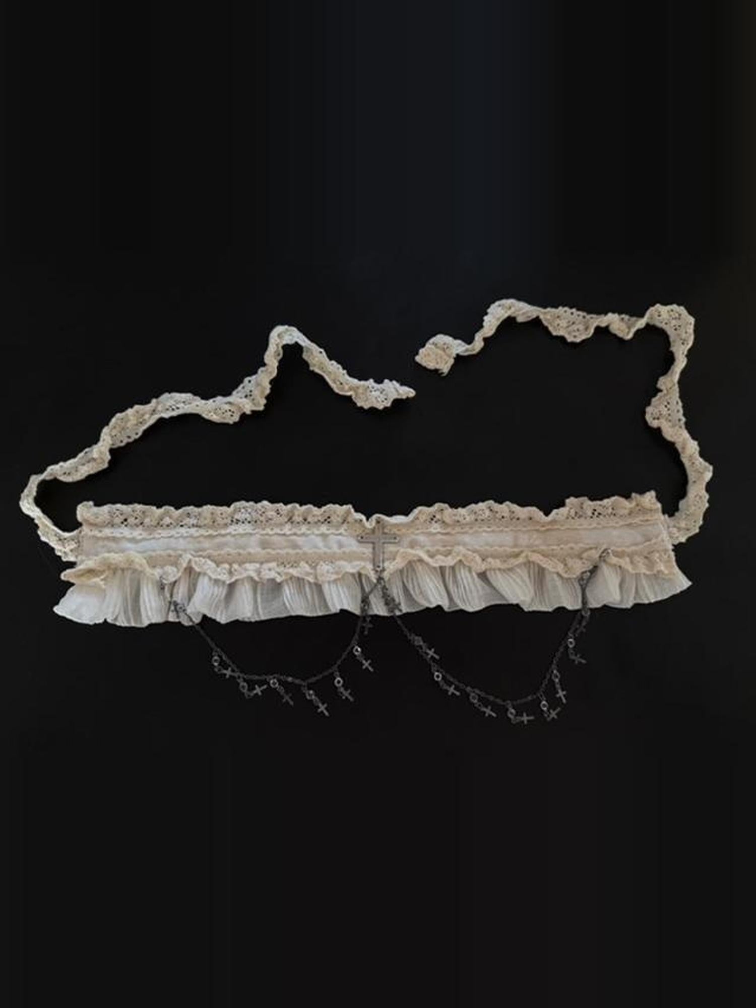 FinderMond FM Mermaid Series Cross Handcrafted Choker Women&