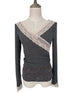 FinderMond_FM_Misty_Gray_Pink_Lace_Slim_Fit_Neck_Strap_Women&