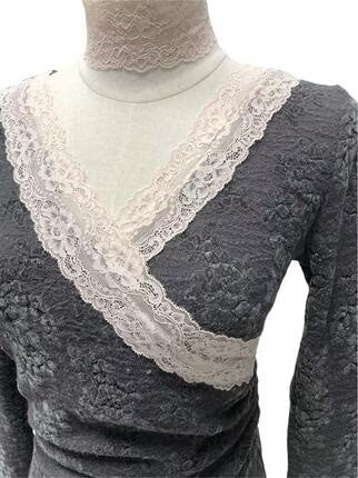 FinderMond_FM_Misty_Gray_Pink_Lace_Slim_Fit_Neck_Strap_Women&