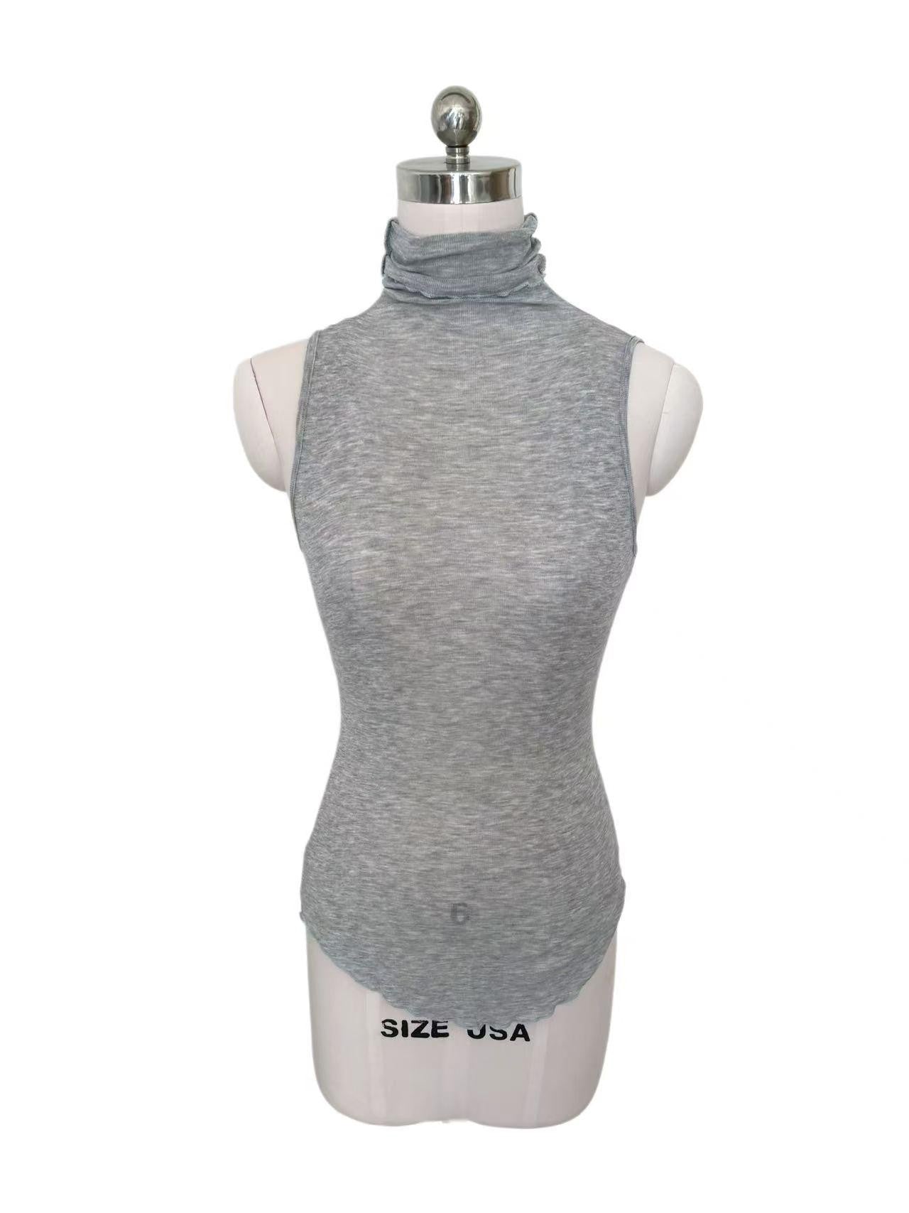 FinderMond FM Overlay Stacked Neck Two Piece Set Women&