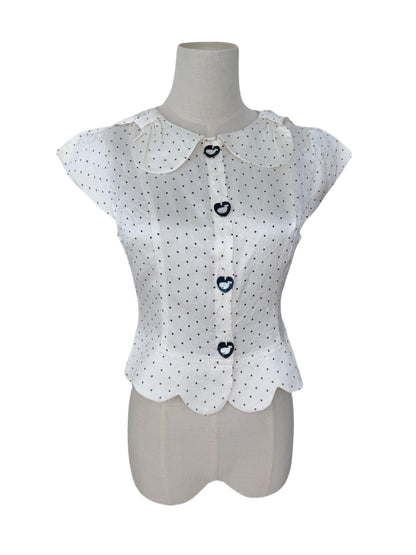 FinderMond_FM_Polka_Dot_Petal_Bow_Elegant_Women&