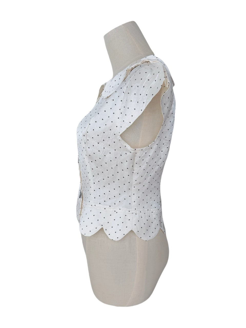 FinderMond FM Polka Dot Petal Bow Elegant Women&