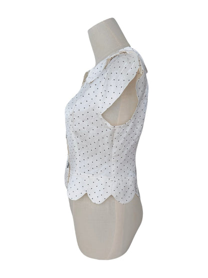 FinderMond FM Polka Dot Petal Bow Elegant Women&