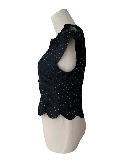 FinderMond FM Polka Dot Petal Bow Elegant Women&