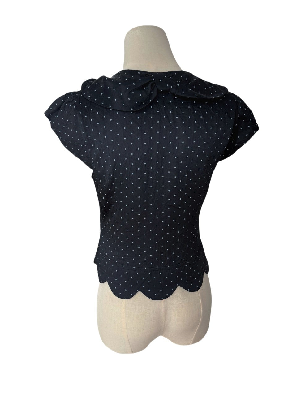 FinderMond FM Polka Dot Petal Bow Elegant Women&