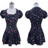 FinderMond_FM_Retro_Strawberry_Print_Bow_Doll_Collar_Women&