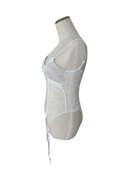 FinderMond FM Sheer Cross Pendant Bralette Women&