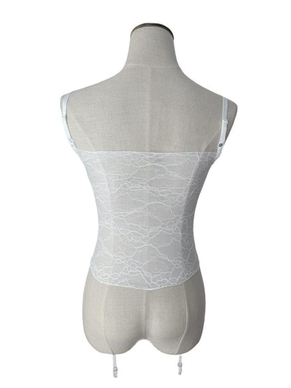 FinderMond FM Sheer Cross Pendant Bralette Women&