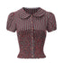 FinderMond_FM_Striped_Flocked_Floral_Ruched_Women&