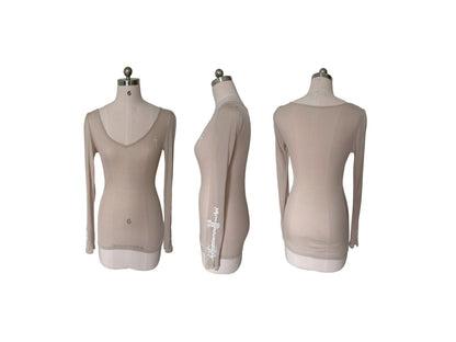 FinderMond_FM_Vintage_Print_V-neck_Slimming_Women&