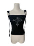 FinderMond_FM_Winged_Cross_Angel_Print_Cap_Flutter_Sleeve_Strap_Women&