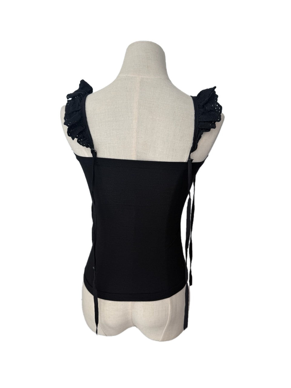 FinderMond FM Winged Cross Angel Print Cap Flutter Sleeve Strap Women&