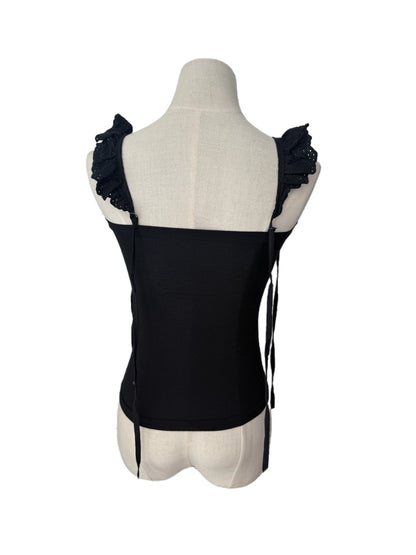 FinderMond FM Winged Cross Angel Print Cap Flutter Sleeve Strap Women&