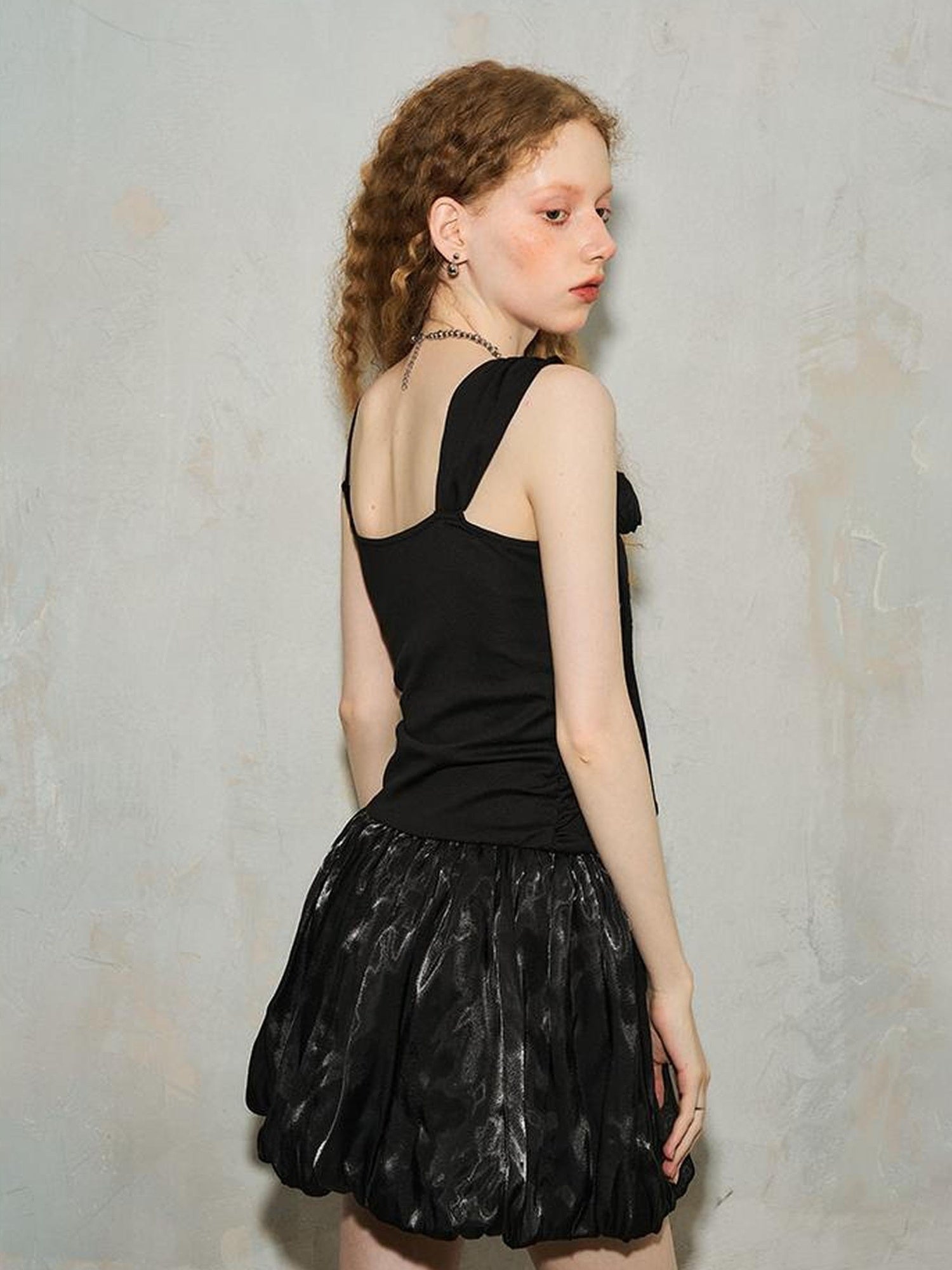 DIDDI MODA Floral Rose Strapless A Line Mini Dress