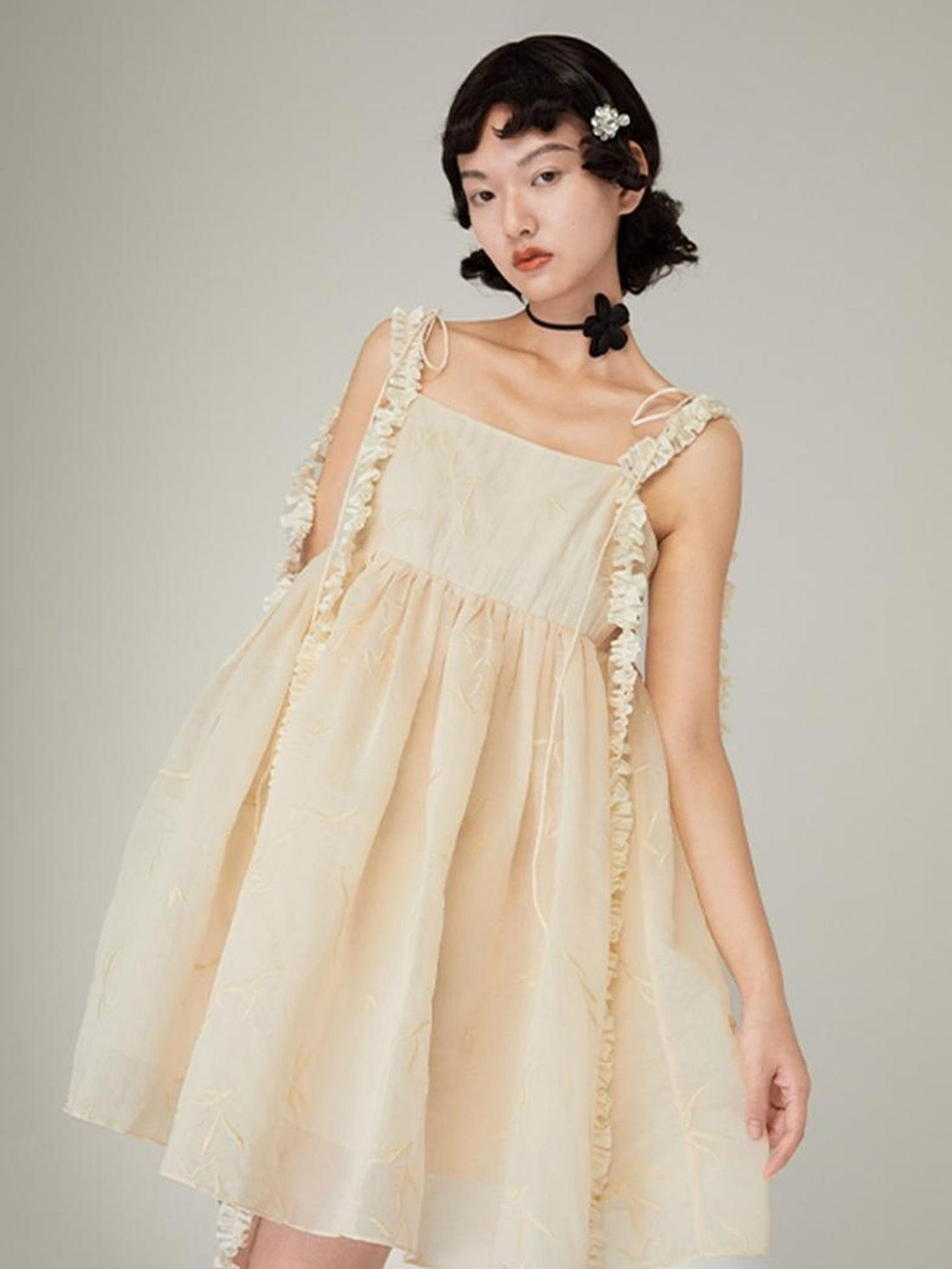 DIDDI MODA Floral Strap Sweetheart Sundress