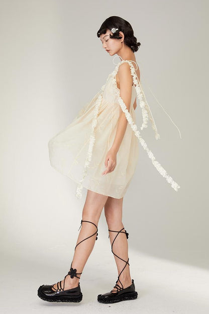 DIDDI MODA Floral Strap Sweetheart Sundress