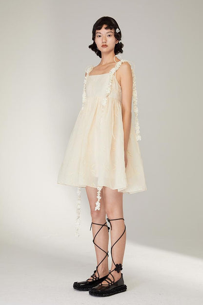 DIDDI MODA Floral Strap Sweetheart Sundress